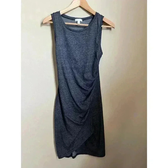Leith Ruched Body-Con Tank Dress Blue Size Small - Picture 1 of 10